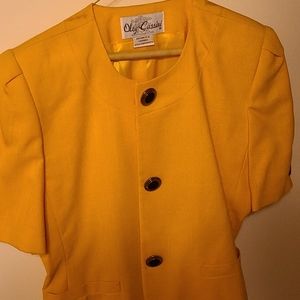Oleg Cassini jacket top